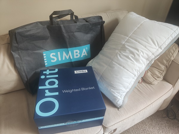 Simba Orbit Weighted Blanket and Simba Hybrid Pillow