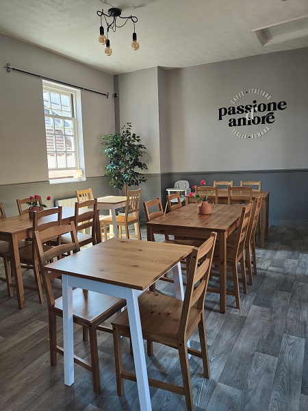 Passione D'Amore Stowmarket - Upstairs Dining Room