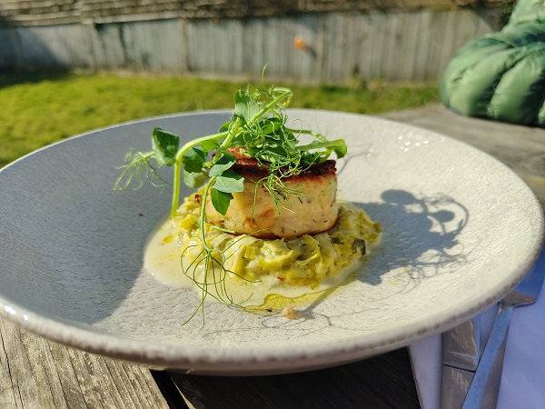 Castle Inn, Bodiam, East Sussex - Salmon Fishcake